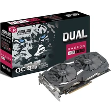 Видеокарта ASUS Dual AMD Radeon RX 580 1380MHz 8192MB 8000MHz 256 bit RTL [DUAL-RX580-O8G]