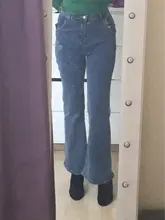 Pantalones vaqueros holgados de cintura alta para mujer, pantalón de pierna ancha, elástica de moda, estilo Boyfriend, de talla grande