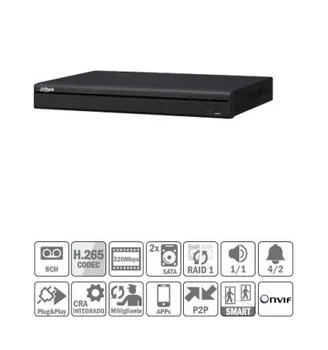 

NVR 8ch 320Mbps 4K H265 HDMI 8PoE 2HDD E/S NVR5208-8P-4KS2