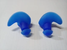 Tapones para los oídos suaves de silicona, impermeables, antipolvo, para buceo, deportes acuáticos, natación, accesorios antiruido, 1 par