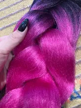 YUNRONG Jumbo-extensiones de pelo trenzado sintético para mujer, ganchillo, 24 pulgadas, 100g, resistente al calor