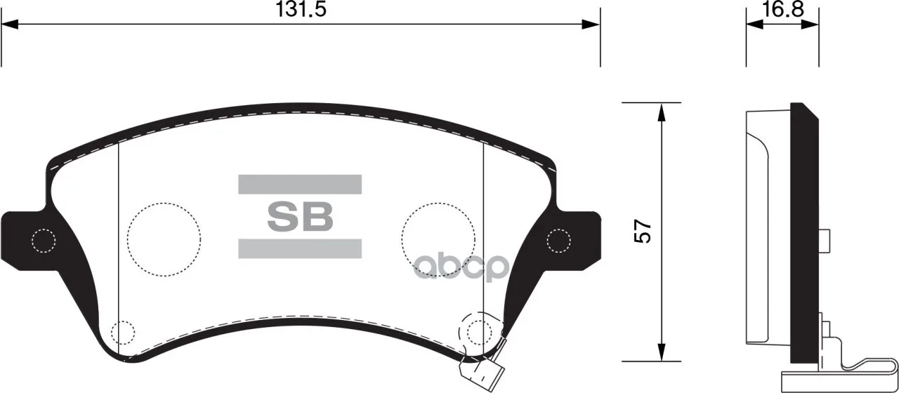 Колодки Тормозные Toyota Corolla(E12) 1.4/1.6/1.8/2.0 0002/02 Передние Sangsin Brake Sp1502 Sangsin brake арт. SP1502