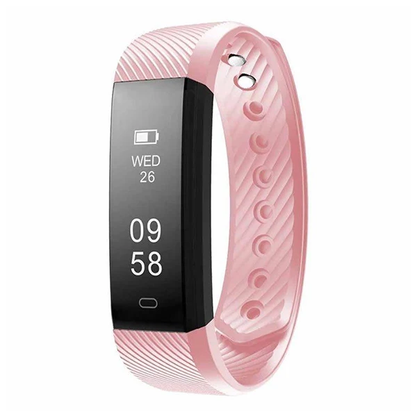 Браслет Sunstech Fitlifepk 0,8" OLED Bluetooth 60 mAh розовый
