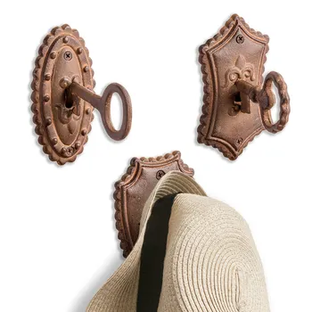 

Balvi-Castle wall coat rack. Set of 3 wall hangers. Made of iron.