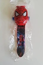 Reloj de dibujos animados de Disney para niños, 17 estilos, proyección 3D, superhéroes de dibujos animados, Spider-man, Iron Man, relojes digitales, juguete para niños