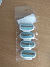 Cabezales de afeitado de 3 cuchillas, máquina de afeitar para el cuidado de la piel, recortador de pelo corporal reemplazable, accesorios de depilación, 4 unids/lote
