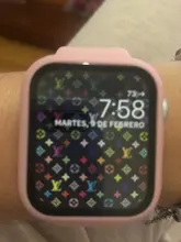 Funda completa mate con Protector de pantalla de vidrio templado para Apple Watch Series 6 5 4 iWatch 40mm 44mm, 1 unidad