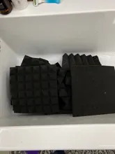 Paneles acústicos de espuma para estudio, tratamiento de aislamiento acústico, espuma insonorizada para pared de habitación, 30x30x5cm, 12/24 Uds.