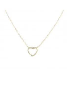 

Necklace Silver Gilded with Heart