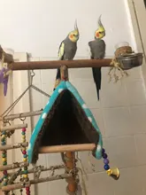 Warm Bird Nest Bed Hammock House Perch for Parrot Parakeet Finch Canary Cage Toy