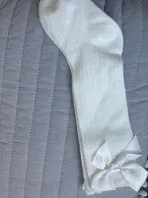 Calcetines con pajarita para niño pequeño, calcetín grande hasta la rodilla, calzas largas de tacto suave, de algodón y encaje para bebé 2019