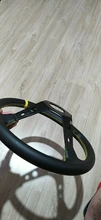 Car Steering-Wheels Logo Drifting Deep-Corn Racing Universal Sport Suede/pvc 14inch 350mm