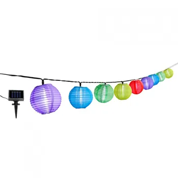 

Twilight LED Solar Garland with 10 Nine & One color lights