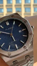 PLADEN-reloj deportivo de lujo para hombre, pulsera de negocios de acero inoxidable, resistente al agua, elegante, 2021