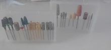 Caja de almacenamiento de acrílico con 20 ranuras para brocas de uñas, soporte vacío para fresas, recipiente de exhibición, accesorios de manicura, LAA35-2