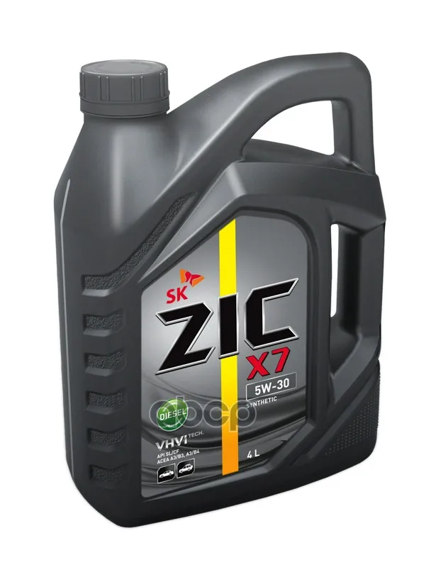 Zic Масло Моторное 5w30 Zic X7 4л Синтетика Diesel B3/B4/A3 Zic 162610