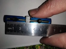 Llave para Mesa de dos garras, cubierta trasera de reloj, herramienta de apertura, removedor Rectangular ajustable, Kit de reparación de reloj, ajustador de calibre de 52mm