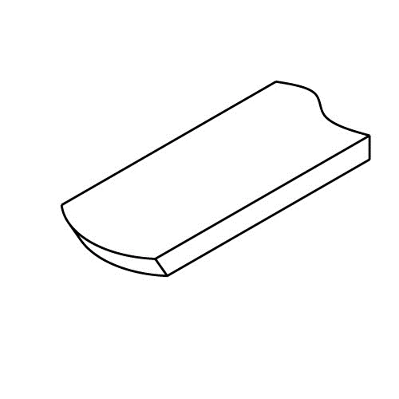 Токарный резец HSS Line Profi закругленный, NAREX