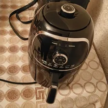 MIUI 2L Mini Air Fryer, MI-CYCLONE 360° Baking + Mechanical Oven, Power-saving & Precise