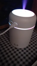 Humidificador de aire portátil USB para coche, Humidificador con luz nocturna, purificador de escritorio
