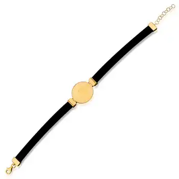 

Jewellery Quarter Gold Rubber Bracelet 03-490-BLZ01