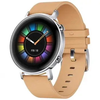 

HUAWEI SMART WATCH GT2 CLASSIC 42MM SILVER-3CM SCREEN AMOLED - BT5.1-5ATM-NOTIFICATIONS-HEART RATE-G