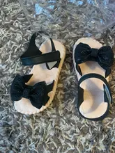 Zapatos de verano para niños, sandalias de princesa para niñas pequeñas, zapatos transpirables suaves con lazo