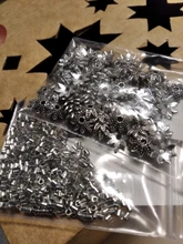 500 Uds 1,5 2,0 2,5mm cuentas engastadas de cierre de tubo de cobre dorado cuentas espaciadoras de tope para la fabricación de joyas suministros collar