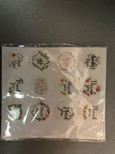 Paper Label-Sticker Stationery Envelope-Seal Wrapping-Cards Flower Business-Gift Multifunctional