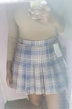 Falda estilo pijo plisada a cuadros para mujer, minifalda de verano, Escuela Japonesa, Kawaii