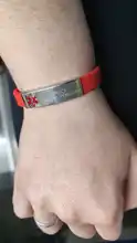 Id-Bracelet Personalized Jewelry Vnox-Engravable Medical-Alert EPILEPSY DIABETES Men
