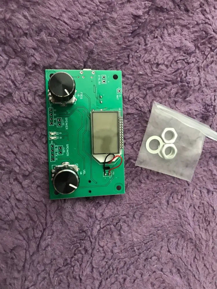 Fm Radio Receiver Module Frequency Modulation Stereo Receiving Board With Lcd Digital Display