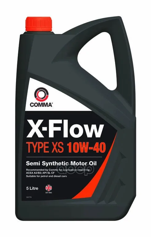 COMMA Масло Моторное 10w40 Comma 5л Полусинтетика Xflow Type Xs Comma Xfxs5l