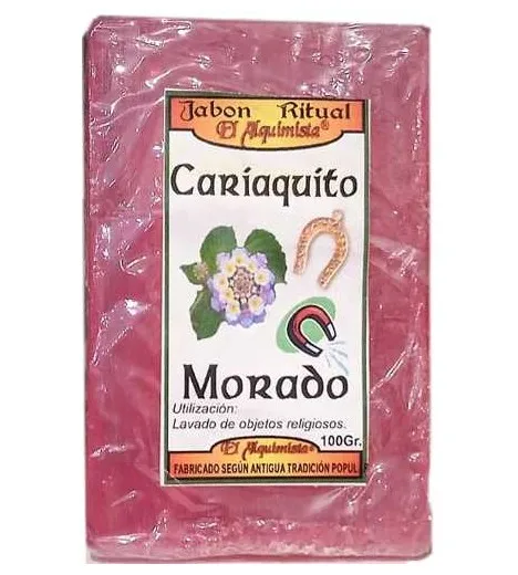 SOAP CARIAQUITO PURPLE handmade 100g. SOAP CARIAQUITO PURPLE handmade 100g.