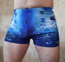 Los hombres de natación bañadores pantalones cortos de playa escritos del boxeador de los hombres hombre piscina traje de baño trajes de baño traje de pantalones traje de baño para hombre