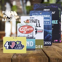 Офисный ID пластиковый значок ПВХ карты бизнес имя багажные бирки подвесные открытки 0,76 мм толщина Минимальный заказ 5 шт