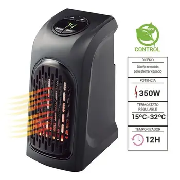 

Heater plug, 350W, LED digital display and timer.