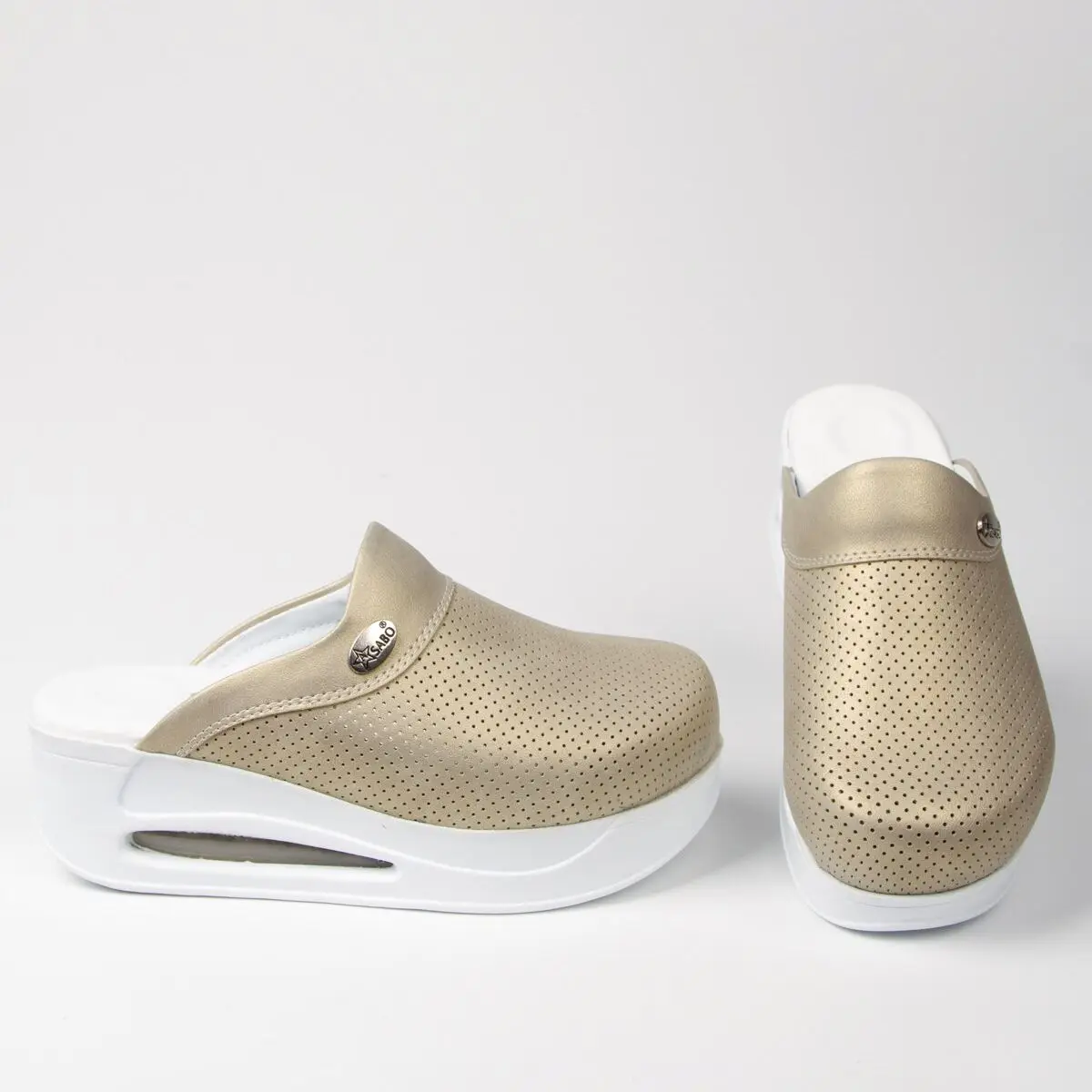 

2022 New Orthopedic Sabo Women Slippers Sandals Shoes Nurse Doctor Hospital Medical Casual Quality Soft Comfort Anti-Slip Clogs