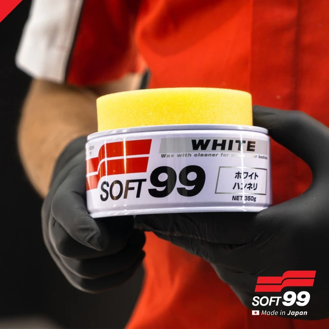 SOFT99 White Soft99 Wax soft car wax, 350 g