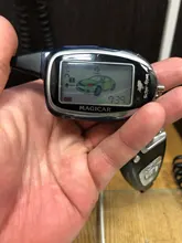 M7 sistema de alarma bidireccional para coche Scher Khan M7 M9 lcd mando a distancia de dos vías scher-khan Magicar 7 9 Key Fob