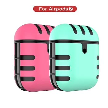 

New Fashion Earphone Case for Apple Airpods 2 Silicone Cover 16 Colors Available Wireless Bluetooth Headphone Protective Cases