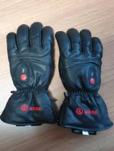 Savior Goatskin-guantes calefactables con batería eléctrica, para deportes de invierno, motociclismo, esquí, pesca, caza, SHGS06