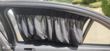 2 uds 50S anti-UV parasoles de ventana laterales coche cortina de ventana cortina Auto parabrisas trasero bloque de Sun para la mayoría de los coches SUV