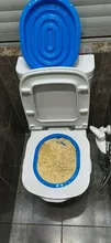 Cat Toilet Litter-Box Puppy-Cat-Litter-Mat Training-Kit Plastic 40--40--3.5cm