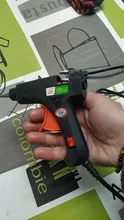 Pistola de pegamento de fusión en caliente, Mini pistolas eléctricas de 20W con pegamento de 7mm x 100mm, herramienta de temperatura térmica de calor, bricolaje, para el hogar