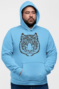 

Angemiel Wear Tiger Blue Men 'S Hooded Sweatshirt