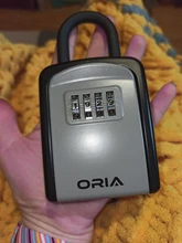 ORIA-caja de llaves con contraseña para exteriores, cerradura para caja de seguridad para decoración para llaves, caja de almacenamiento de llaves, caja de contraseña montada en la pared