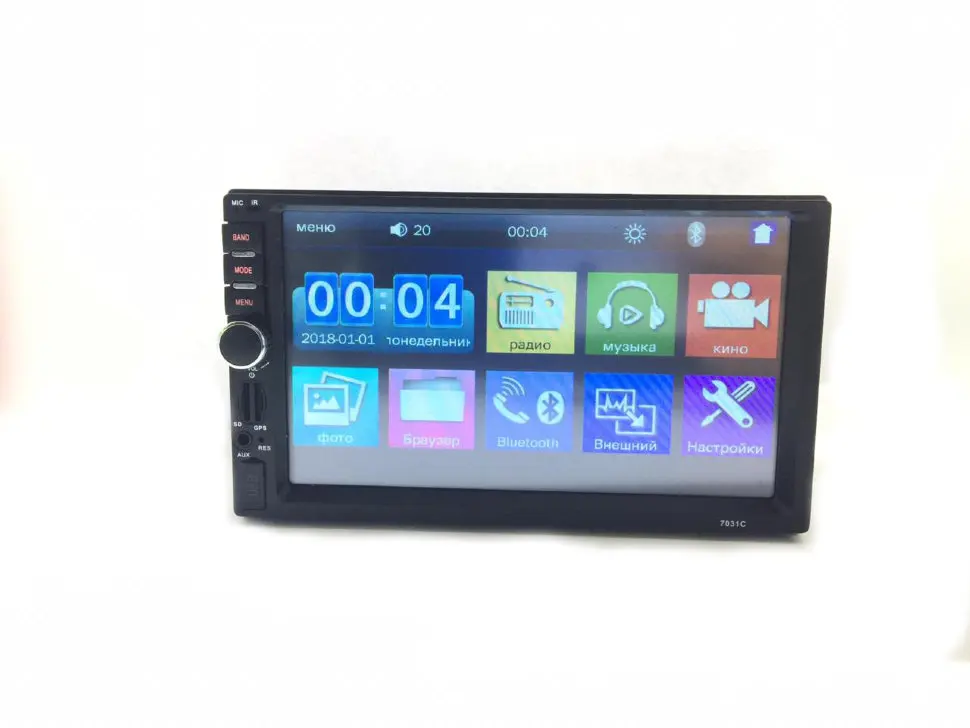 Автомагнитола 2 DIN MyLatso 7018B 7" HD Авторадио мультимедийный плеер сенсорный экран Авто аудио стерео MP5 Bluetooth USB TF FM