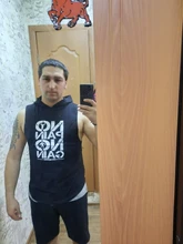 Camiseta de algodón sin mangas con capucha para hombre, ropa deportiva de marca para gimnasio y musculación