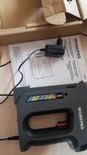 WORKPRO-grapadora eléctrica de 3,6 V, pistola de clavos de iones de litio, inalámbrica, resistente, 6 en 1, clavadora de muebles, herramienta de grapas de marco de madera